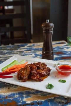 Chicken wings Stock Photos