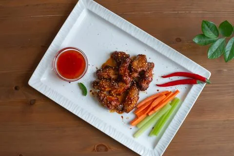 Chicken wings Stock Photos