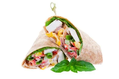Chicken wrap Stock Photos