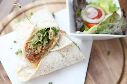 Chicken wrap Stock Photos