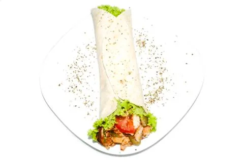Chicken wrap Stock Photos