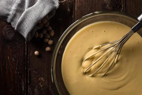 Chickpea Batter Stock Photos