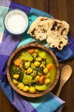 Chickpea Curry Stock Photos