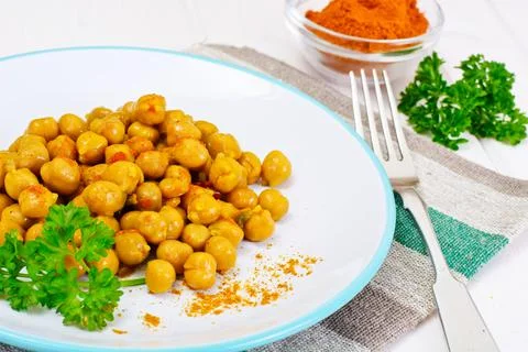 Chickpea Curry Stock Photos