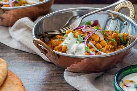 Chickpea curry Stock-Fotos