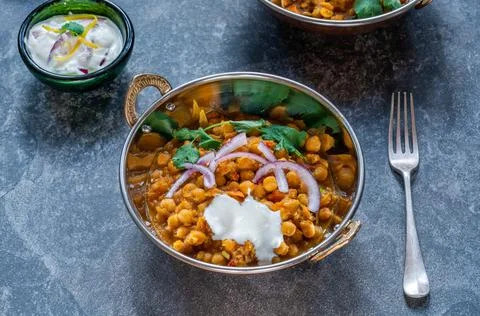 Chickpea curry Stock-Fotos