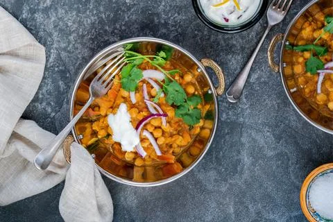 Chickpea curry Stock-Fotos