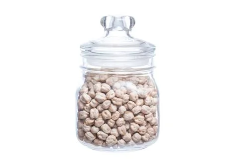Chickpea jar Stock Photos