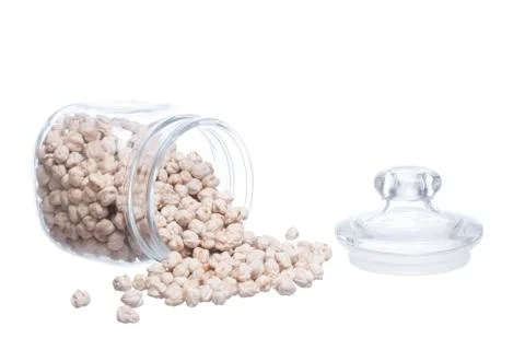 Chickpea jar Stock Photos