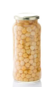 Chickpea jar Stock Photos