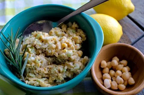 Chickpea salad Stock Photos