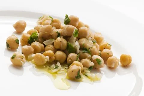 Chickpea salad Stock Photos