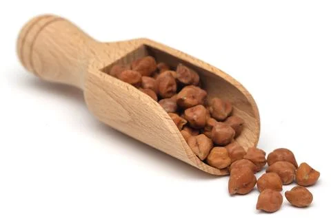 Chickpea in a scoop Stock Photos