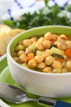 Chickpea soup Stock Photos