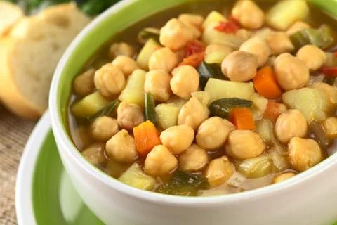 Chickpea soup Stock Photos