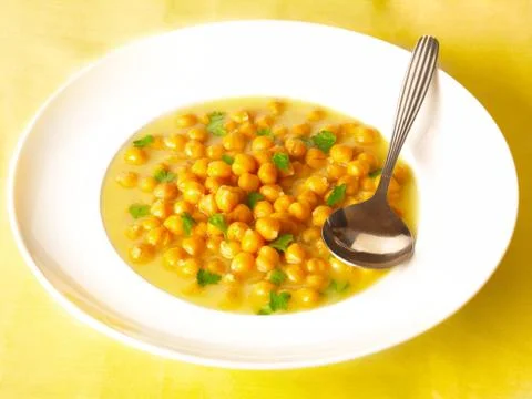 Chickpea soup Stock Photos