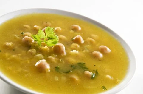 Chickpea soup Stock Photos