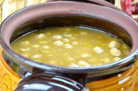 Chickpea soup Foto stock