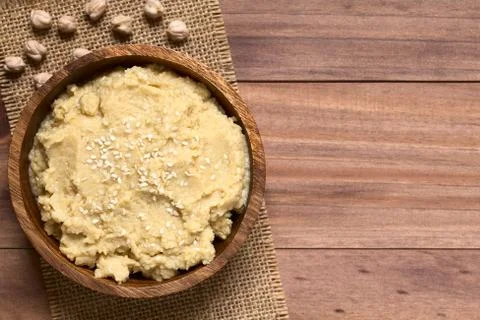 Chickpea Spread or Hummus Stock Photos