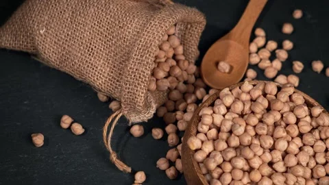 Chickpeas 3 Stock Footage 323004337