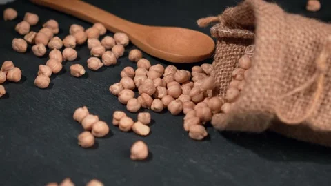 Chickpeas 4 Stock Footage 323927456