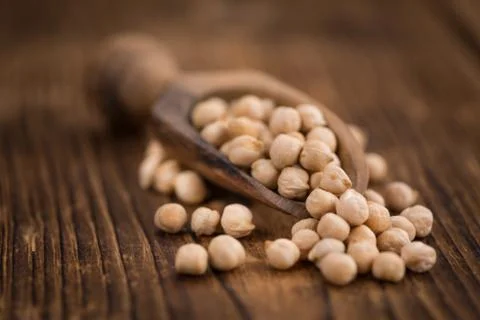 Chickpeas selective focus Stock Photos