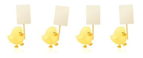 Chicks say Stock Illustration