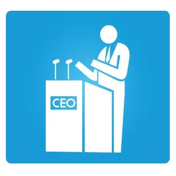 Chief executive officer Stock Illustration