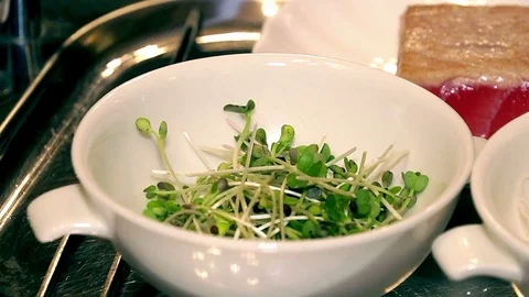 Chief make salad, Stock-Footage 95849742
