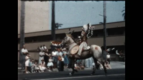 Chief in Parade 1958 Stock Footage 145982122