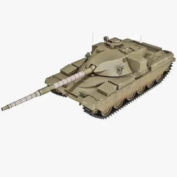 Chieftain United Kingdom Battle Tank 2 ~ 3D Model #89286348