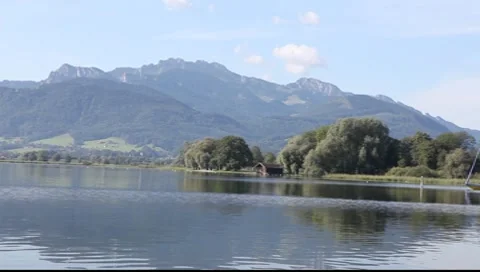 Chiemsee in Bavaria in Germany Vídeo Stock 8508222