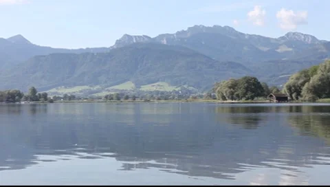 Chiemsee in Bavaria in Germany Vídeo Stock 8508225