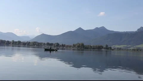 Chiemsee in Bavaria in Germany Stock Footage 8508227