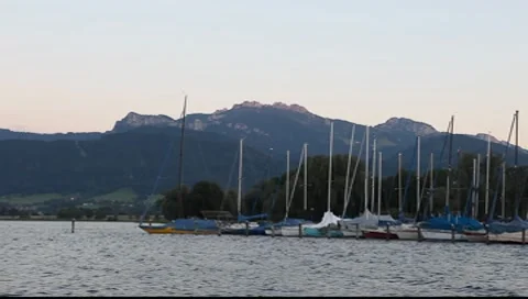 Chiemsee in Bavaria in Germany Stock Footage 8508230
