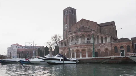 Chiesa dei Santi Maria e Donato in Murano Venice 06 Stock Footage 54225367
