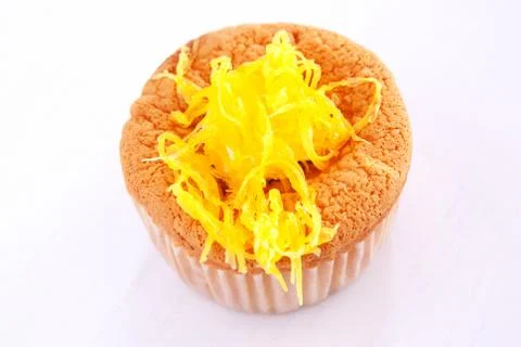 Chiffon cupcake snack Stock Photos