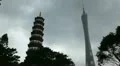 Chigang Pagoda, Red Mound Pagoda, Guangzhou, Guangdong, Canton Tower HD Footage