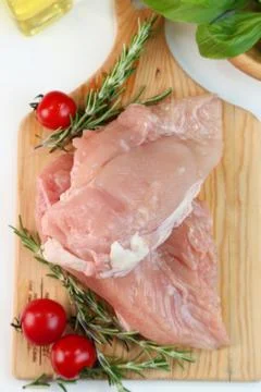 Chiken breast meat Stock Photos