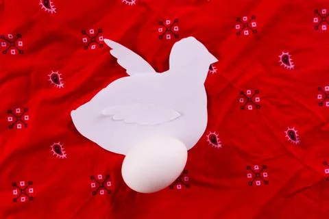 Chiken with egg Stock Photos