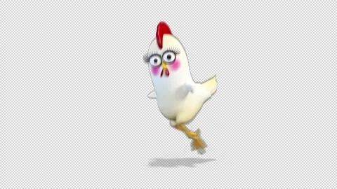 Chiken Runs 库存影片 163295219