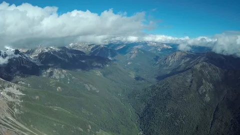 Chilcotin Mountains, BC Canada Stock Footage 128836328