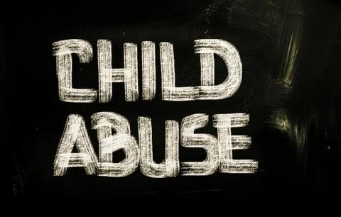 Child abuse concept Stock Illustration