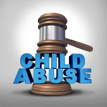 Child Abuse Stock-Illustration