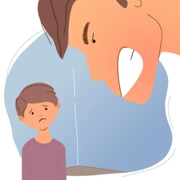 Child abuse Stock Illustration