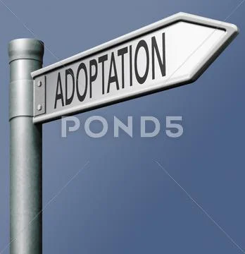 Child adoptation Stock Illustration