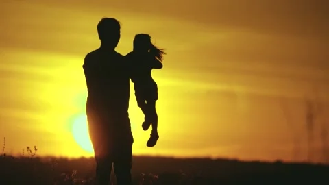 Child and dad playing in Happy Stock Video Pond5
