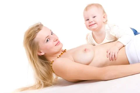 Child and mom Stock Photos
