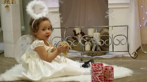 Child-angel Stock Footage 46066125