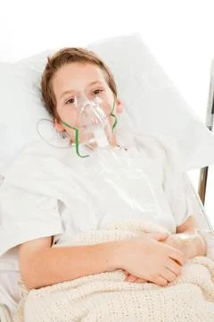 Child with Asthma Stock Photos